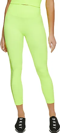 DKNY Sport Womens Green Stretch High Waist Leggings L at  Women's  Clothing store
