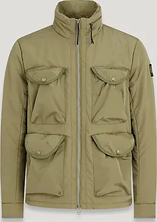 Excelente Chaqueta Belstaff A397 Beige Vuelo Para Hombre USADA