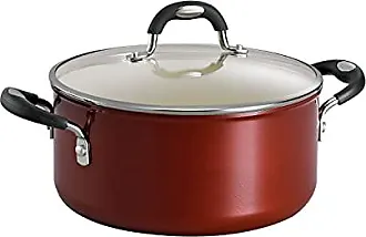 Tramontina Covered Sauce Pan Enameled Cast Iron 2.5-Quart, Gradated Red,  80131/060DS