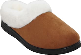women's hard sole mule slippers