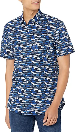 Blue  Essentials Short Sleeve Shirts: Shop at $15.90+