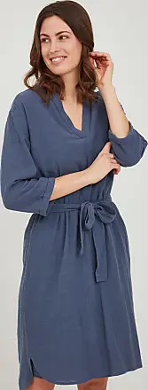 Kleider aus Leinen in Blau: Shoppe Black Friday bis zu −78% | Stylight