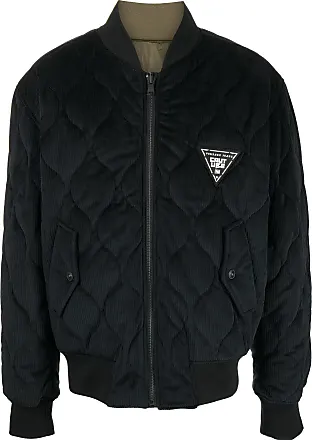 Versace Jeans Couture Black V-Emblem Leather Jacket