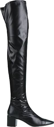 Femme Chaussures Bottes Bottes hauteur genou Bottes Cuir Maliparmi en coloris Noir 