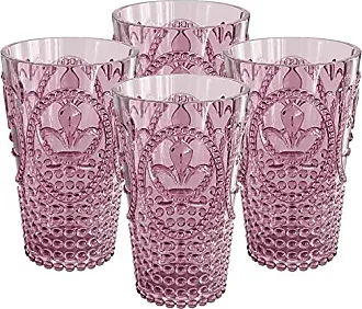 Elle Decor Acrylic Wine Goblets, Set of 4, 15-Ounce, Unbreakable Acrylic  Wine Glasses, Shatterproof Long Stemmed Glasses, Bar Drinking Cups, Clear