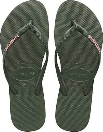 Havaianas Gummi Zehentrenner in Grün Sparen Sie 26% Damen Schuhe Flache Schuhe Zehentrenner und Badelatschen 