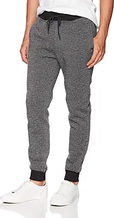 AVIA Men's Poly-Fleece Jogger Pant, Black, M : : Clothing