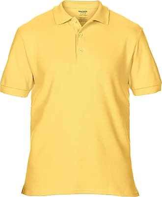 Gildan Gildan Mens Premium Cotton Sport Double Pique Polo Shirt (L) (Daisy)