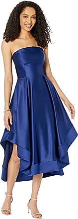 Betsy & Adam Lamour Strapless Satin Dress