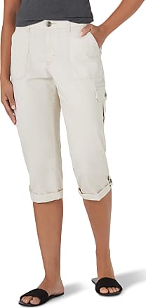 LEE Womens Flex-to-go Relaxed Fit Utility Capri Pant 