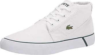 white lacoste boots