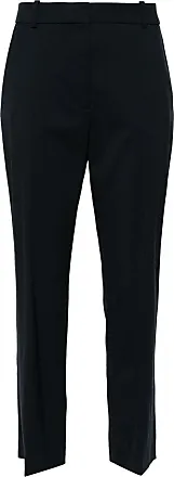 JOSEPH Coleman cropped piqué straight-leg pants