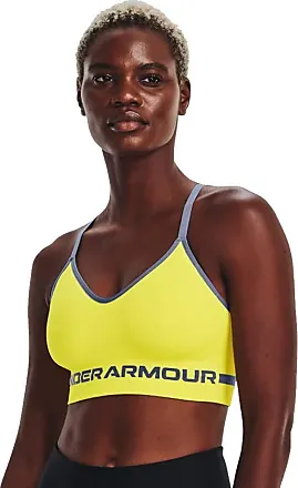  Under Armour Womens Seamless Low Impact Long Sports Bra,  White