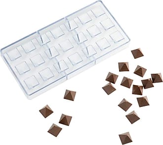 Restaurantware Pastry Tek Polycarbonate Thumbs Up Candy / Chocolate Mold - 18-Compartment - 1 Count Box
