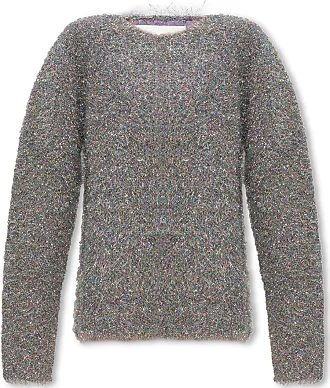 PINKO Cropped lurex Monogram sweater, Twinset Lila Damen