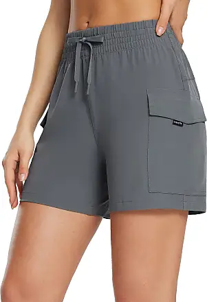 BALEAF Women's Joggers Lightweight Hiking Pants High Waist 5 Zipper Pockets  Quick Dry Travel Athletic UPF50+ Dark Gray XS
