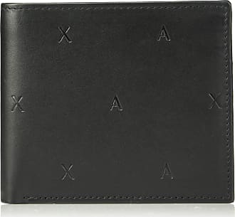 armani exchange leather wallet