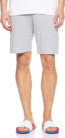 tommy hilfiger authentic sweat shorts side logo taping in grey marl