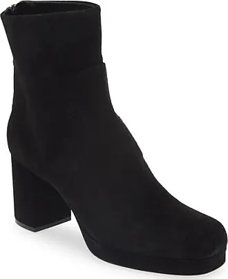 AGL Betty 80mm velour ankle boots - Black