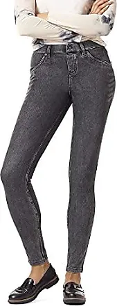 Hue Women's Plus Size Racer Stripe Original Denim Leggings (3X, Black)