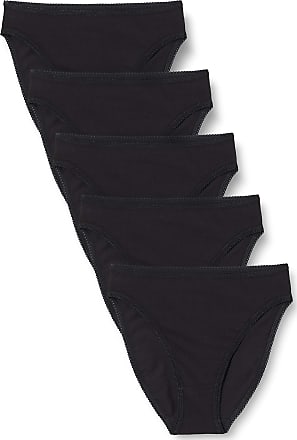 Zofirao 5 Pack Womens Black White Red Panties Cotton Spandex Thongs Underwear G-Strings