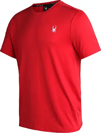 Spyder Men's Athletic T-Shirt - Active Performance Sports Tee - Dry Fit  Short Sleeve Shirt (S-XL)