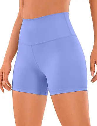 CRZ YOGA Women's Naked Feeling Light Running Shorts 6 Inches - High Waisted  Gym Biker Compression Shorts with Pockets Arctic Plum XX-Small at   Women's Clothing store