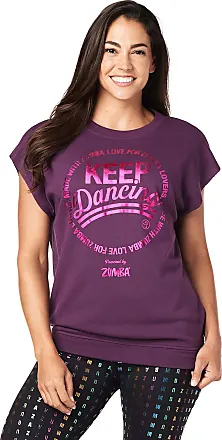 Zumba Sexy Active Wear Women's Dance Tops Workout Open Back Shirts for Women