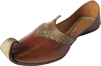 Step n Style Traditional Handmade Women Shoes Leather Flip-Flops Mojari Juti Khussa
