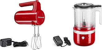 KitchenAid Empire Red Cordless Small Appliances Set, Hand Mixer, Hand  Blender & Food Chopper