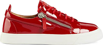 all red trainers womens
