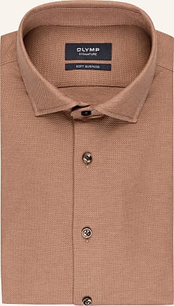 Jerseyhemd Soft Business Tailored Fit braun Breuninger Herren Kleidung Hemden Business Hemden 