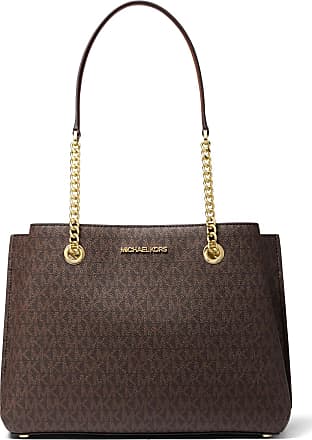  MICHAEL MICHAEL KORS Women's Voyager Medium Crossgrain Leather  Tote Bag, Chambray/Navy : Clothing, Shoes & Jewelry