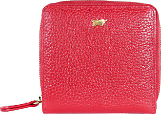 Damen Elegantes Portemonnaie Lorenti lackiertes Naturleder Bügelverschluss rot 