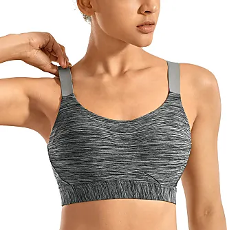 SYROKAN Women's High Impact Padded Sports Bra Full Coverage Gym Workout  Bras with Wire Mauve Blue Flower Grey 32B : : Clothing, Shoes &  Accessories