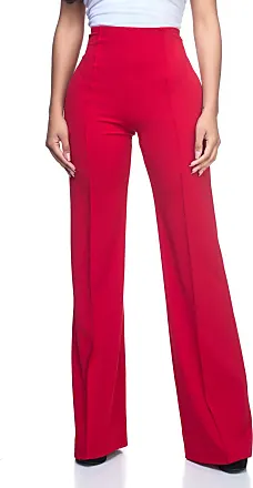 Women's J2 Love Faux Leather Bell Botom Flare Pants, X-Small