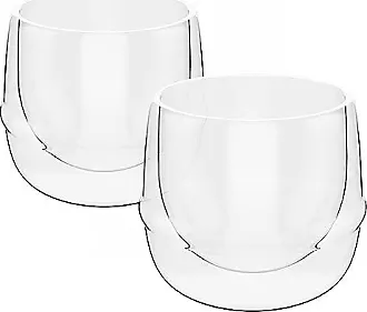 Godinger Double Walled Heart Coffee Mug, Set of 2