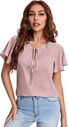 Rabatt 65 % DAMEN Hemden & T-Shirts Bluse Chiffon Blanco Bluse Rosa XL 