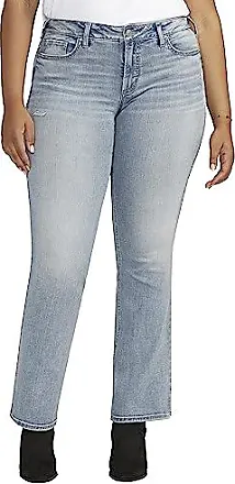 Silver Womens Britt Low Rise Slim Bootcut Jeans