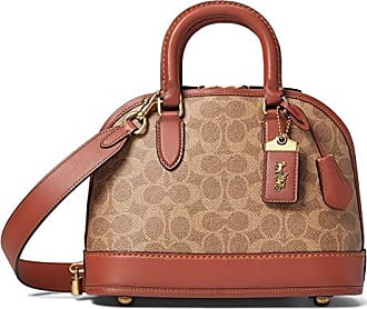 Coach Tan Strawberry Signature Mini Sierra Satchel