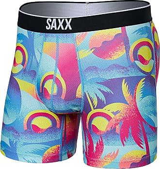 SAXX Men's Vibe Boxer Brief - Lava Lamp Flamingo