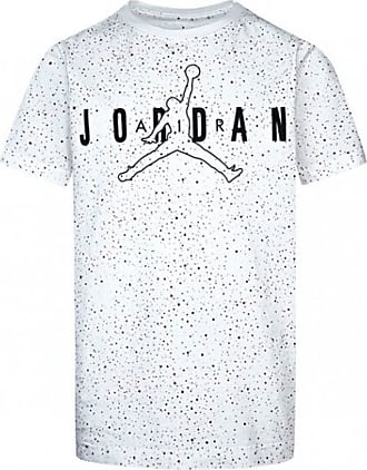 Nike Air Jordan Big Boys (8-20) Short-Sleeve Jumpman T-Shirt Jordan  (Grey/White/Red Jumpman, Medium)