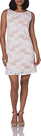 Tiana B. Womens Petite A-line Lace Dress, Blush/White, 6 Petite