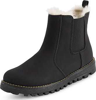 POLAR Womens Memory Foam Biker Cardy Cuff Snow Boots Faux Fur Lined Welted Rubber Outsole Thermal Shoes 