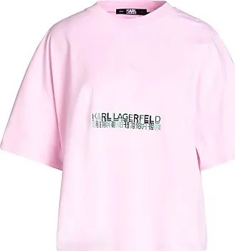 Karl Lagerfeld Kids metallic logo-print sweatshirt - Pink