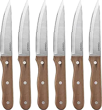 Cuisinart C55W-S6STK Advantage Cutlery 6-Piece Triple Rivet Walnut Steak  Knife Set