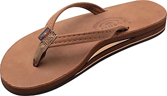 Single Layer Arch w/Double Narrow 1/3 Strap Rainbow Sandals Ladies The Sand Piper Luxury Leather 