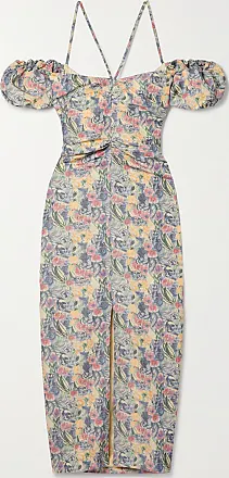 MARKARIAN Tallulah strapless floral-print silk-jacquard gown