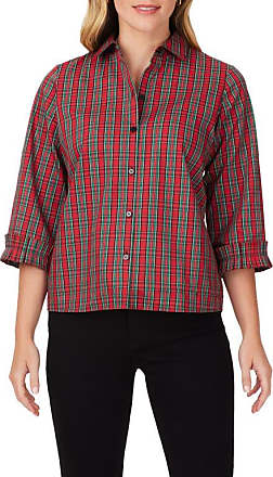 Hampton Purely Plaid Crinkle Shirt- Foxcroft