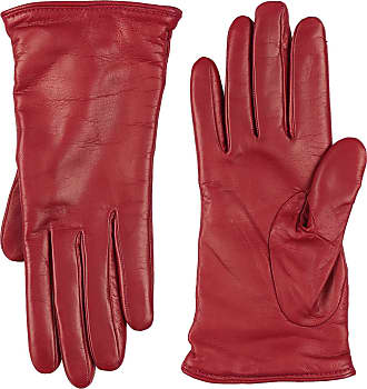 Femme femmes rouge foncé small/medium soft cuir véritable gants 